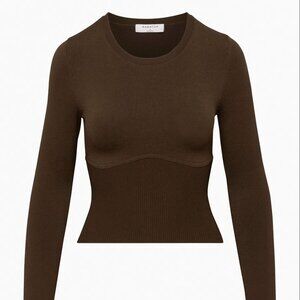 Babaton Sculpt Knit Empire Longsleeve | XL